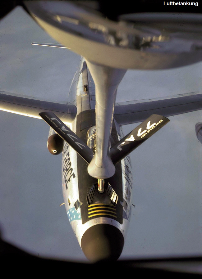 Boeing B-47 Stratojet - Luftbetankung