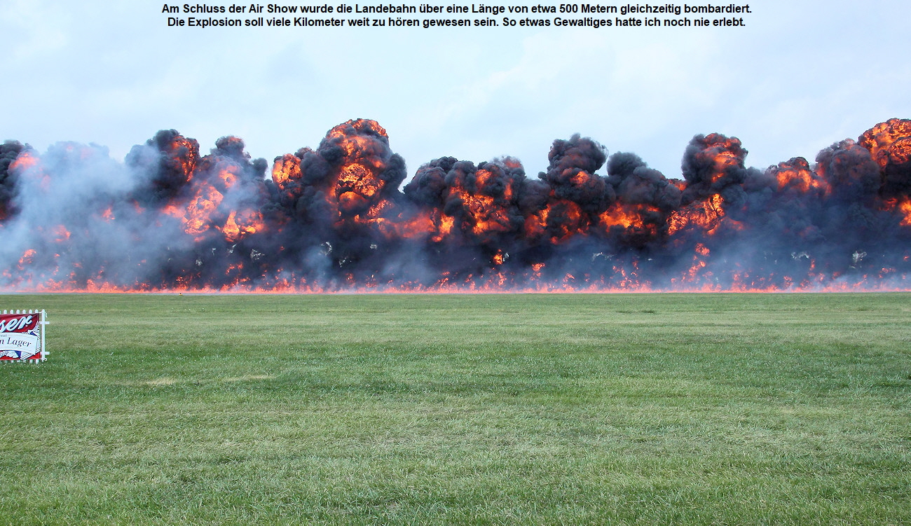 Bombardierung des Flugplatzes in Dayton Ohio