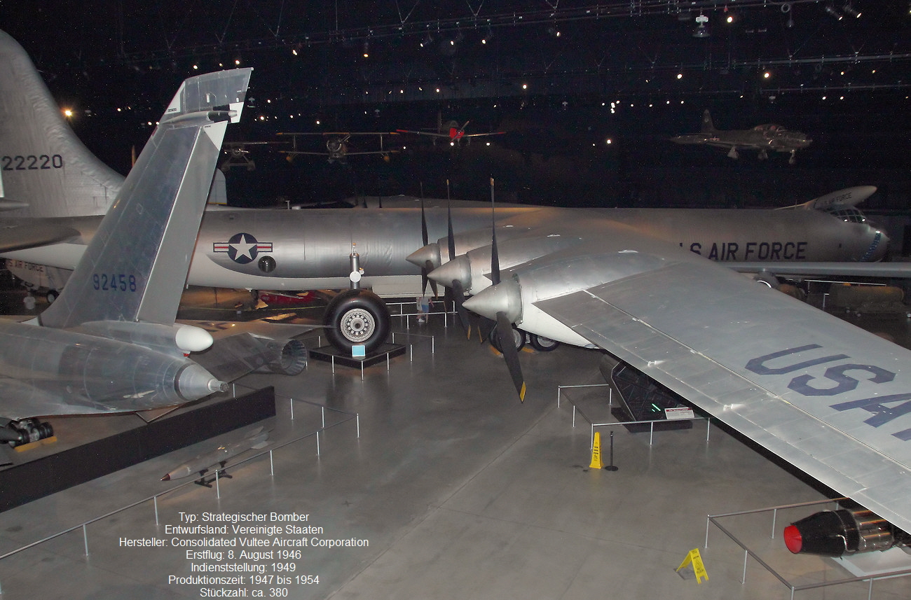 Convair B-36J Peacemaker - U.S. Air Force