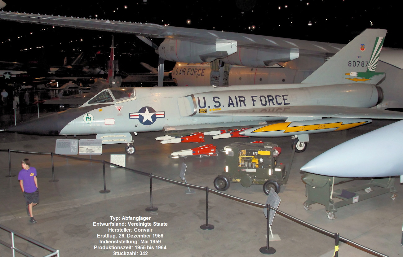 Convair F-106A Delta Dart - USAF Museum Dayton Ohio