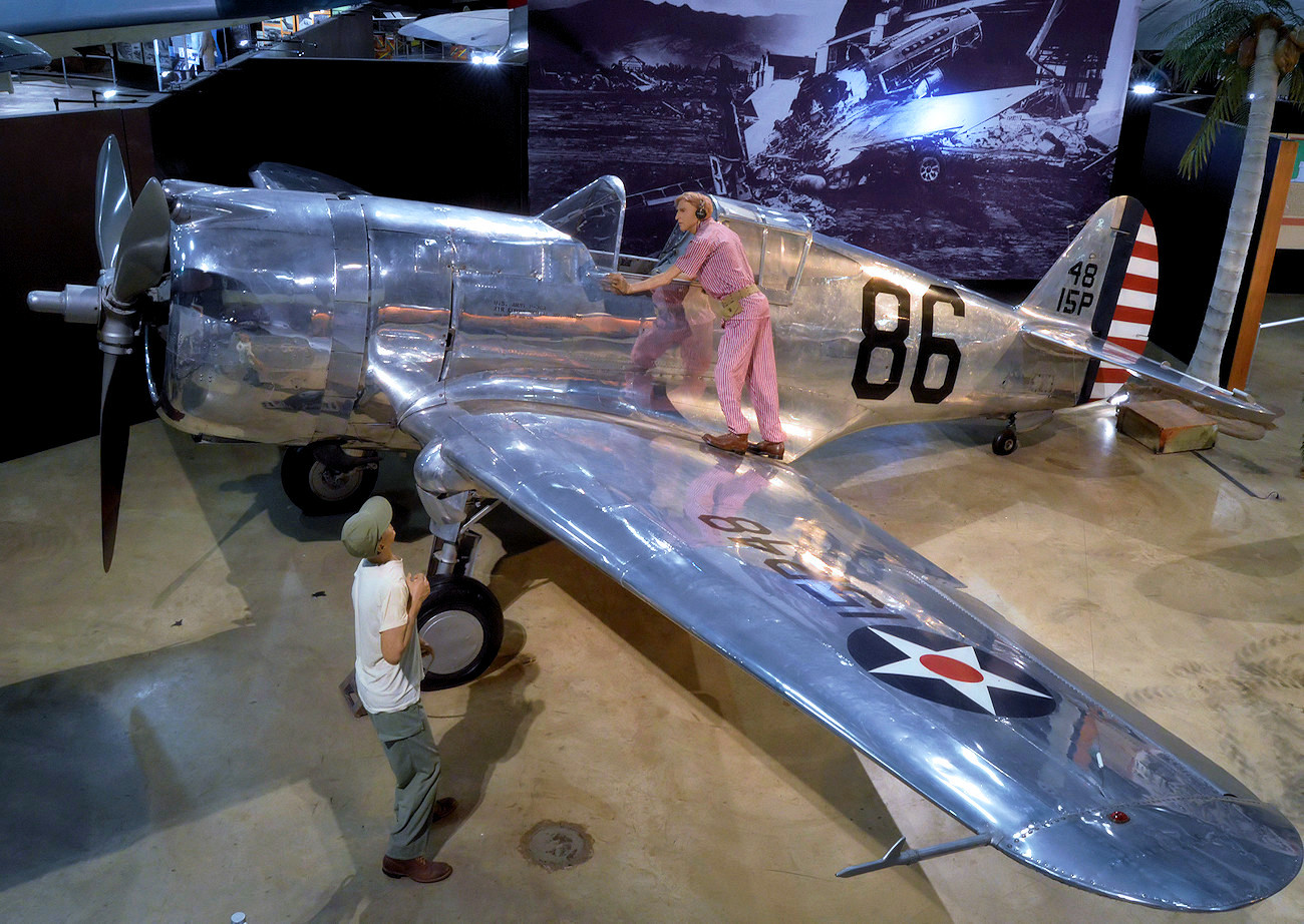 Curtiss P-36A Hawk - Militärflugzeug