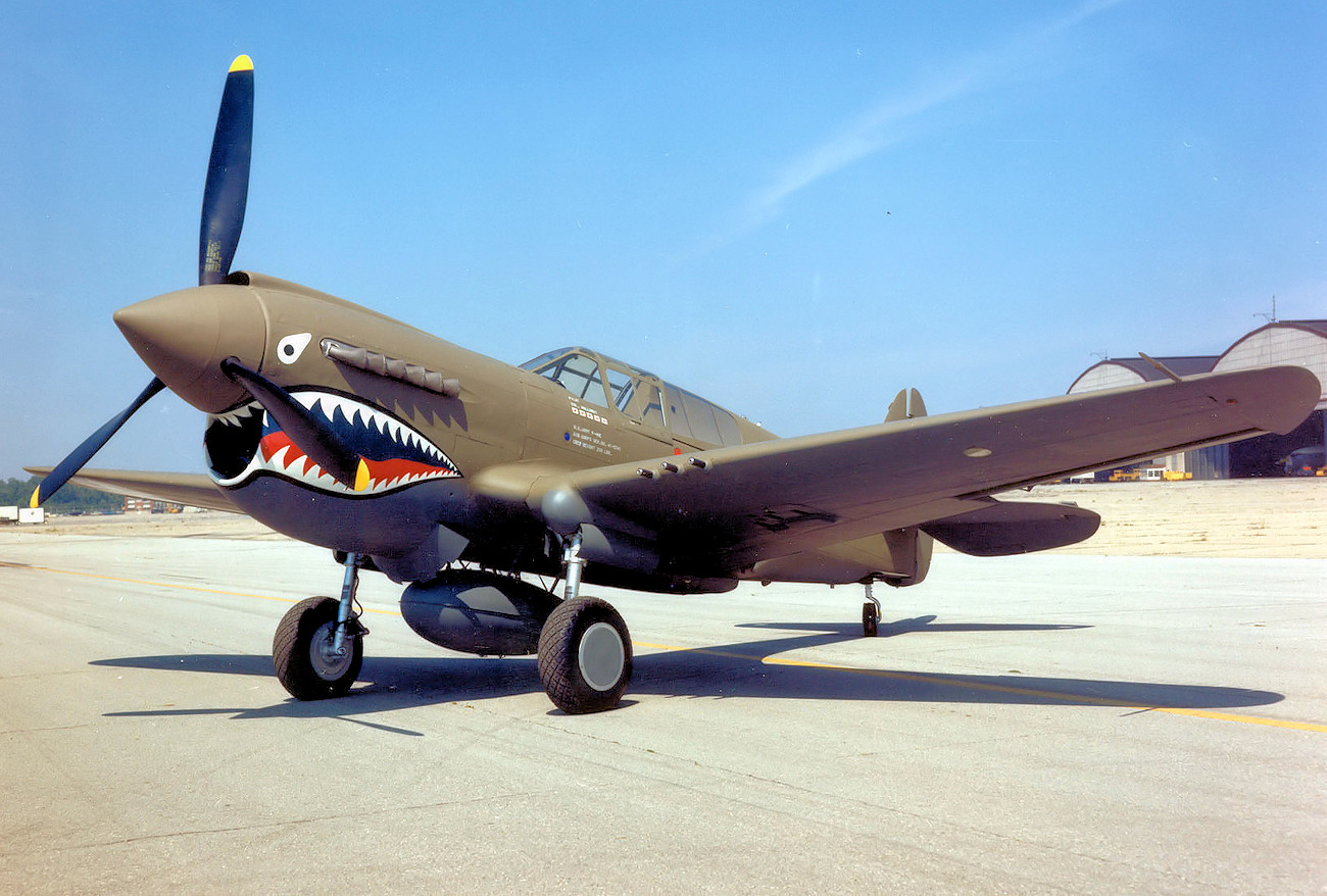 Curtiss P-40E Warhawk - USAF Museum Dayton
