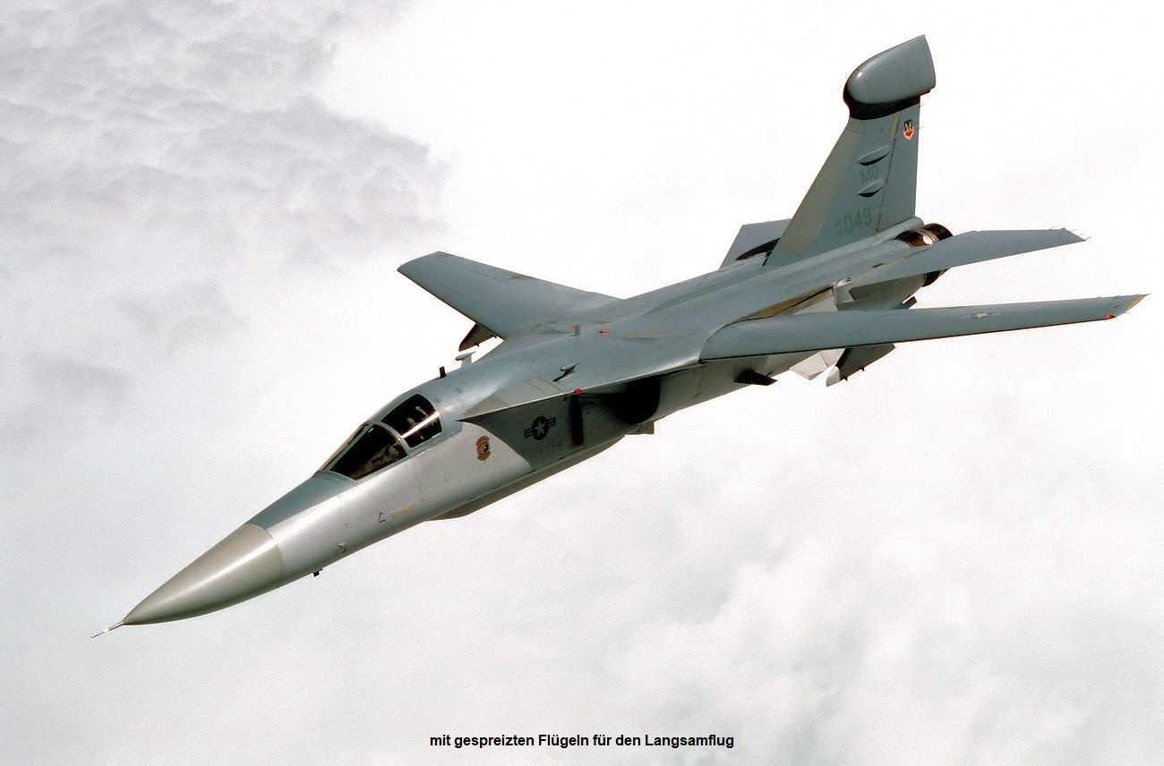 General Dynamics EF-111A Raven - Flug der USAF