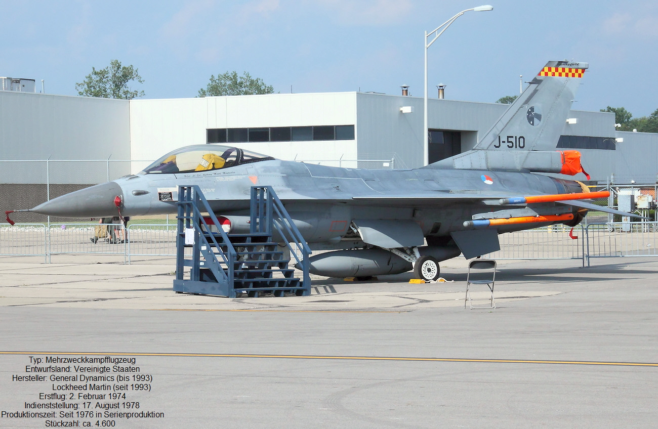 General Dynamics F-16 Fighting Falcon - Kampfjet