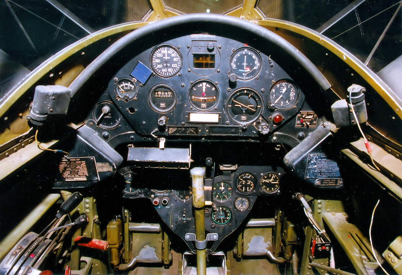 Grumman OA-12 Duck - Cockpit