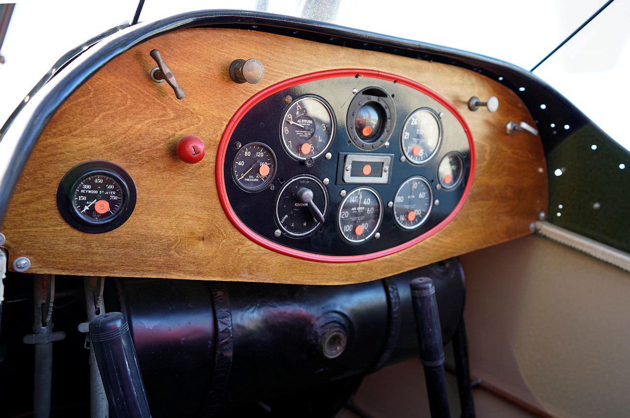 Kellett K-2 - K-3 Autogiro - Cockpit