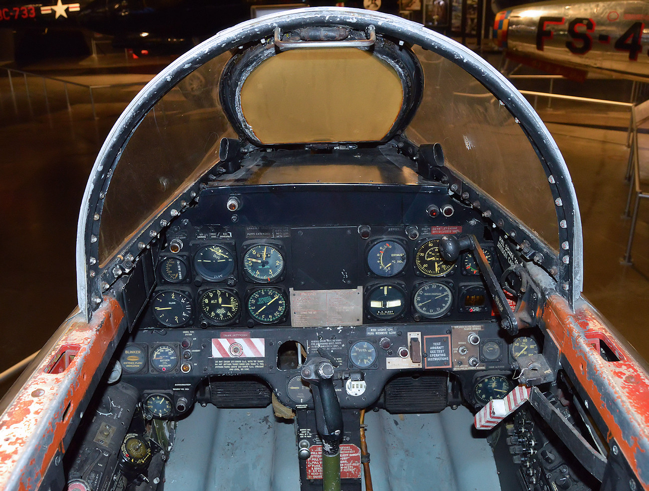 Lockheed F-94A Starfire - Cockpit