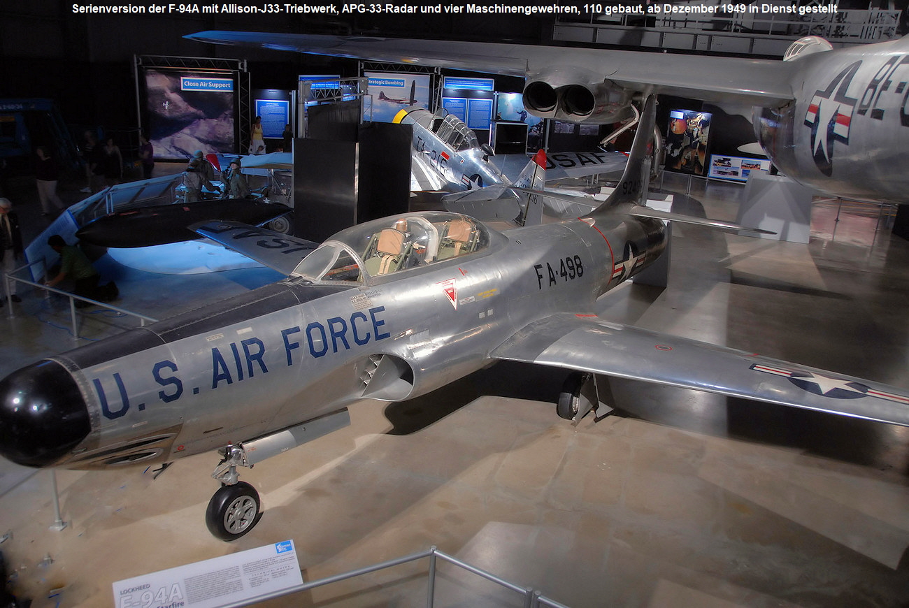 Lockheed F-94A Starfire - U.S. Air Force Museum