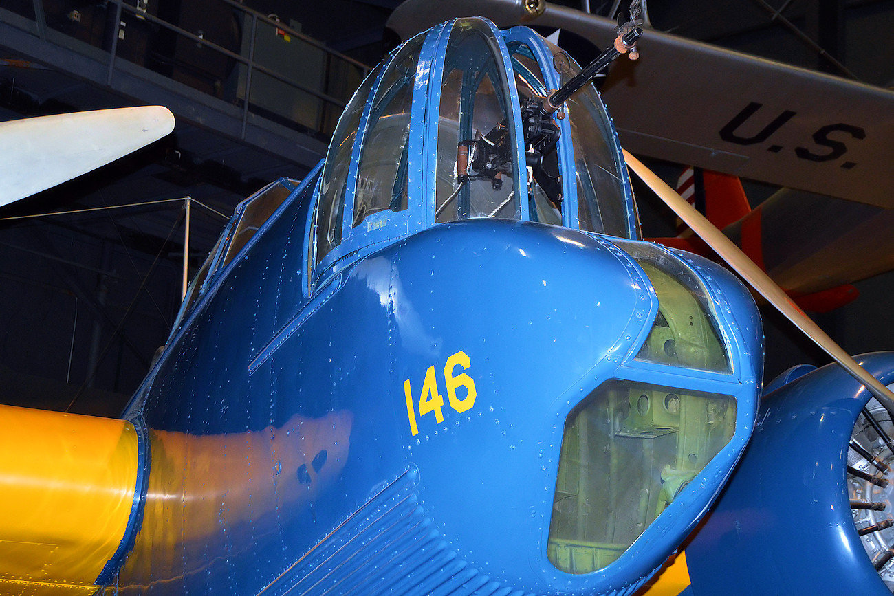 Martin B-10 - Geschützstand vom Bombenflugzeug