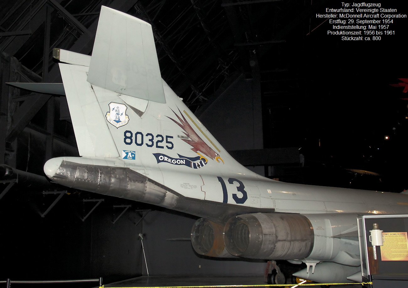 McDonnell F-101B Voodoo - Two Pratt Whitney J57