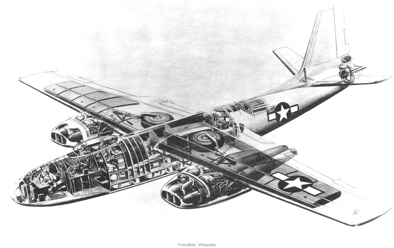North American B-45 Tornado - Grafik