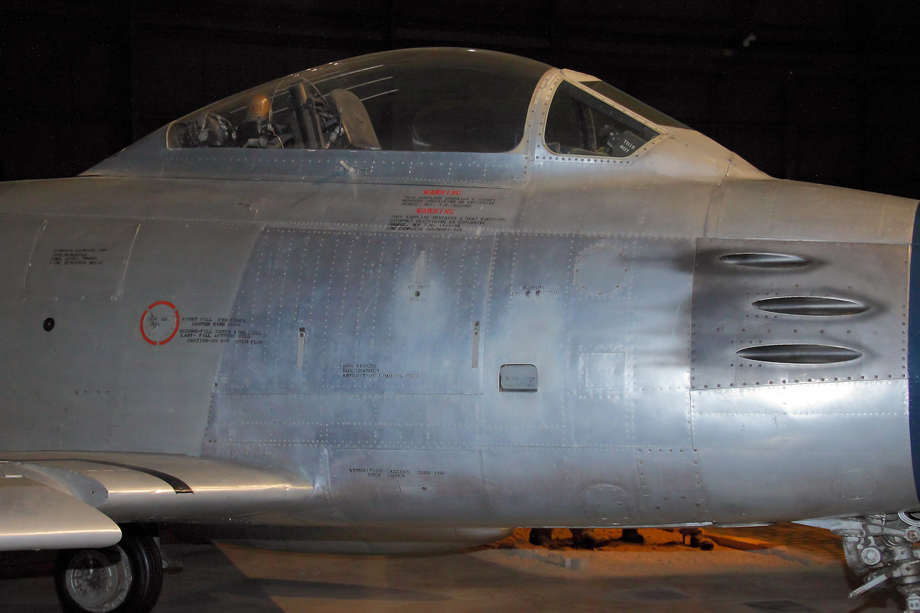 North American F-86A Sabre - Cockpitansicht