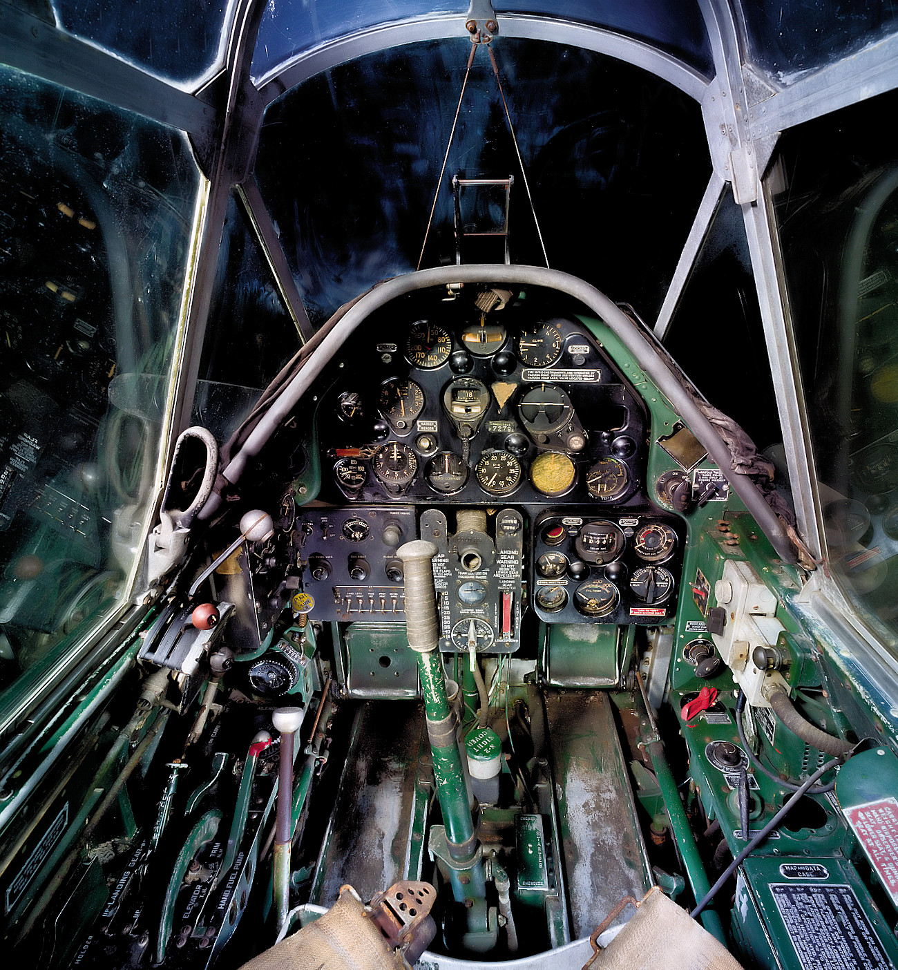 North American O-47 - Cockpit