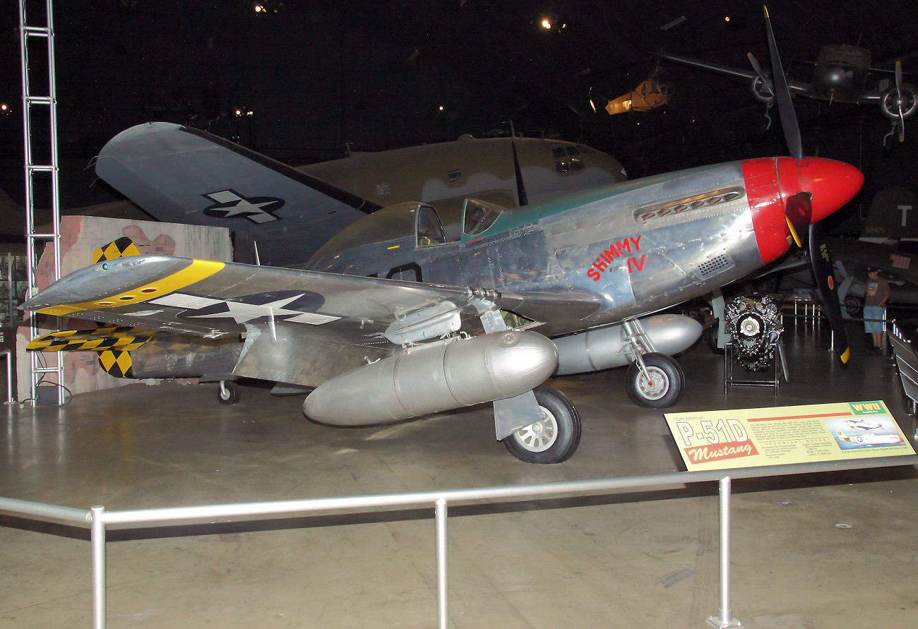North American P-51D Mustang - gehörte zu den besten Jagdflugzeugen der US Army Air Forces
