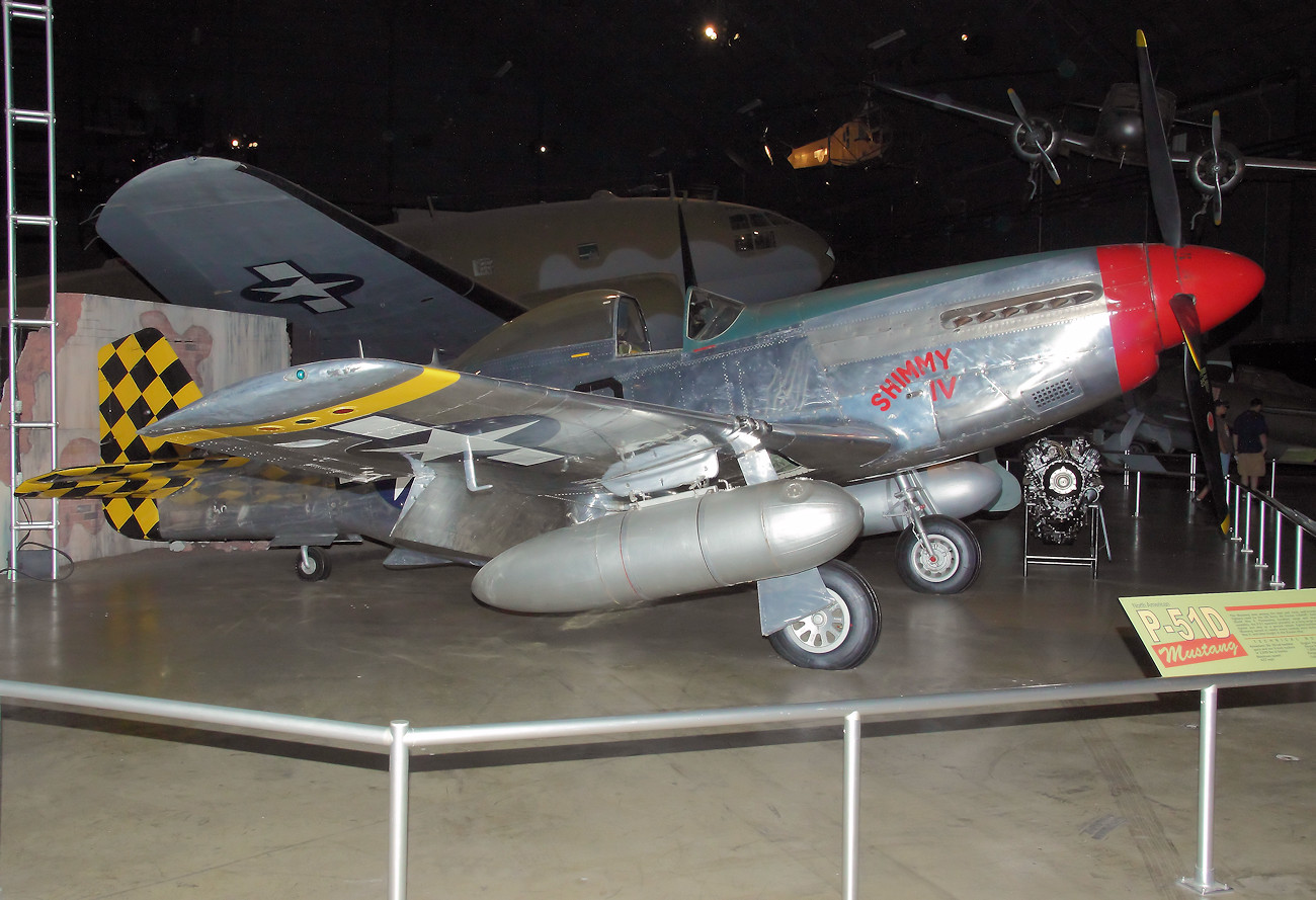 North American P-51D Mustang - gehörte zu den besten Jagdflugzeugen der USA