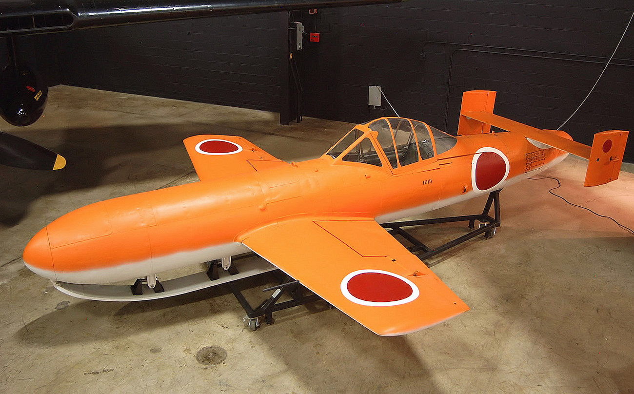 Ohka MXY7-K1 Trainer - bemannte Flugbombe