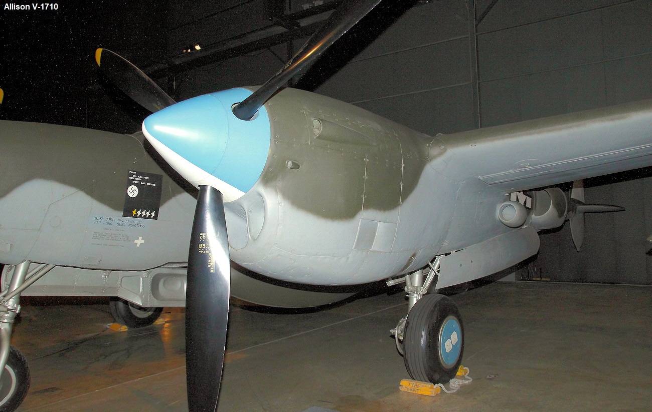 P-38 Lightning - Allison-V-1710 mit Turbolader