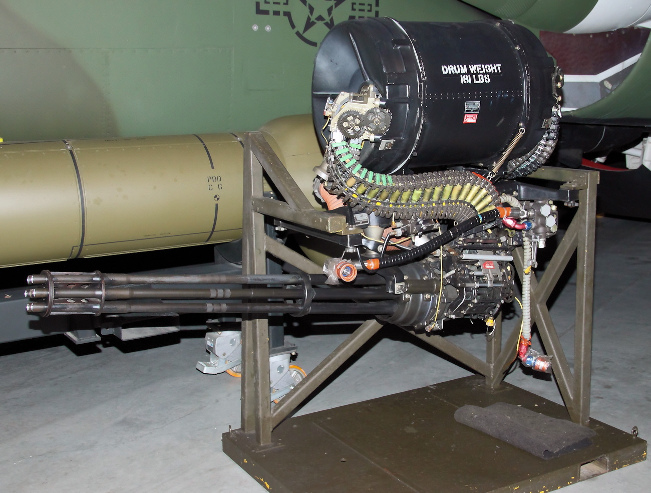 Bordkanone Vulkan M61A1 - sechsläufige Gatling-Kanone der F-4 Phantom II