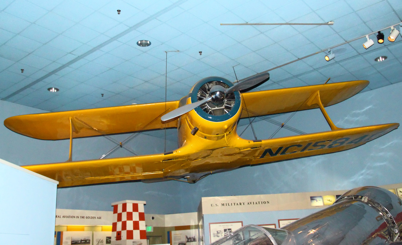 Beechcraft Model C17L Staggerwing - Air and Space Museum