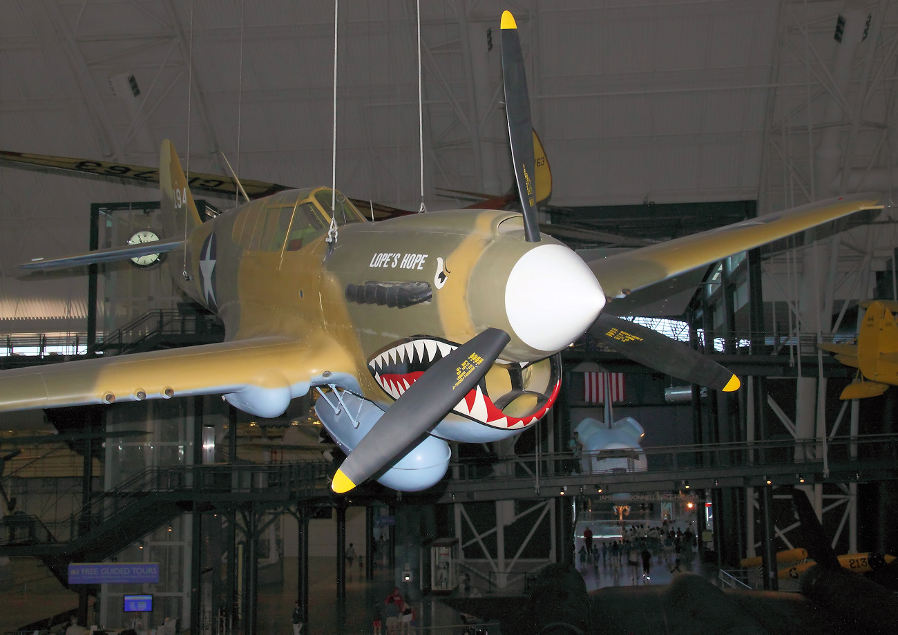 Curtiss P-40 Warhawk US-Kampfflugzeug