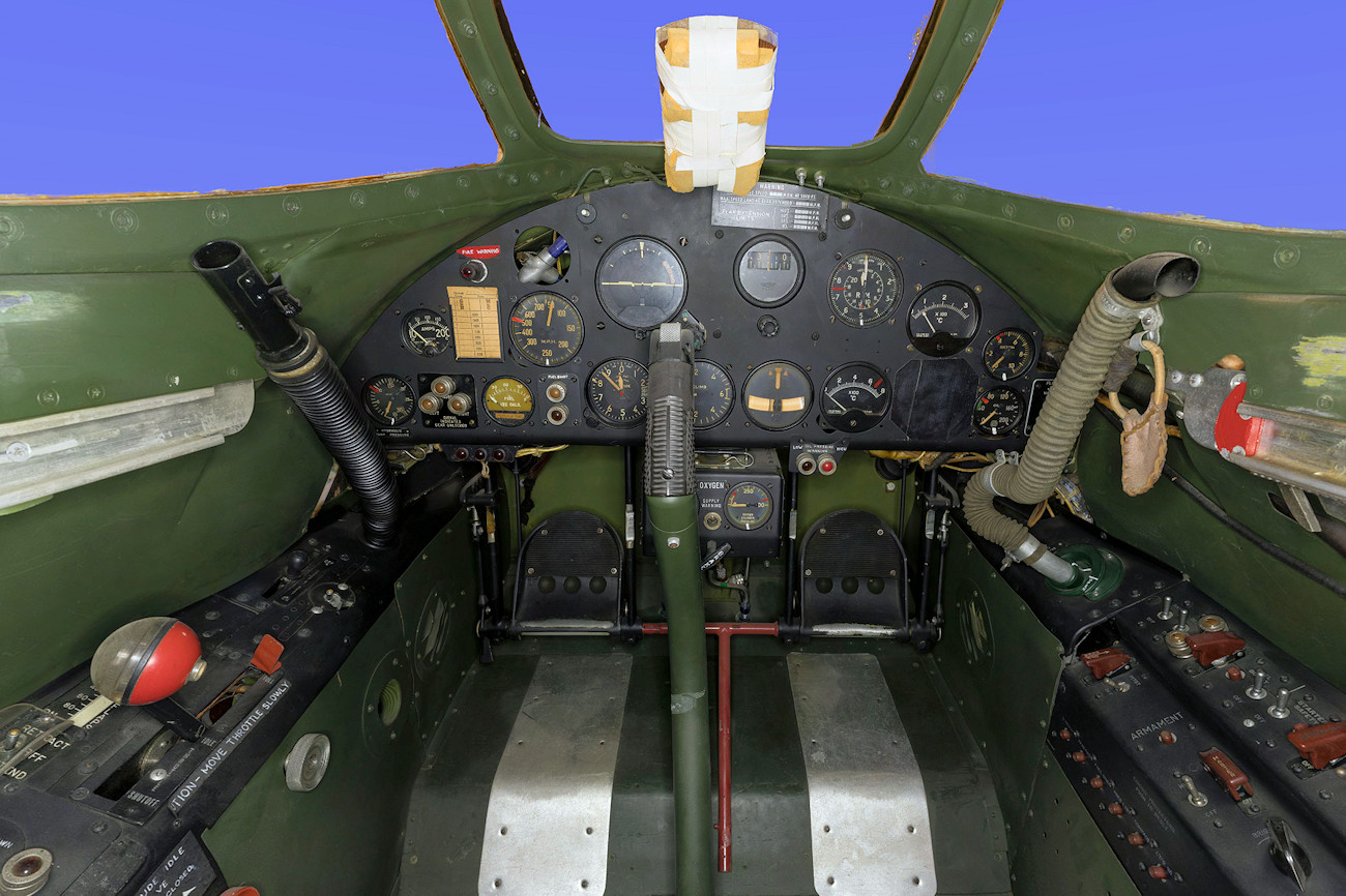 Lockheed XP-80 - Cockpit