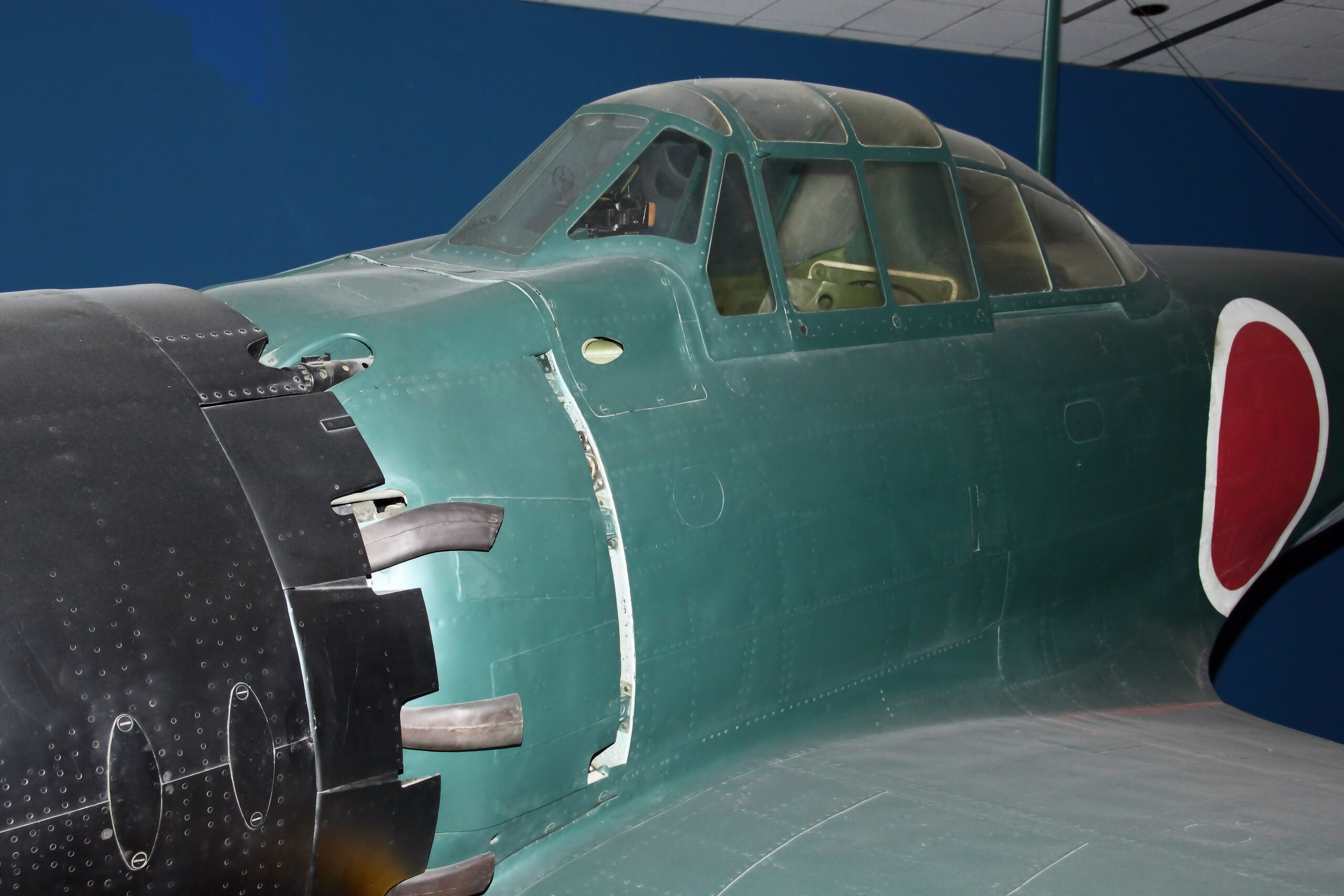Mitsubishi A6M Zero - Cockpitansicht