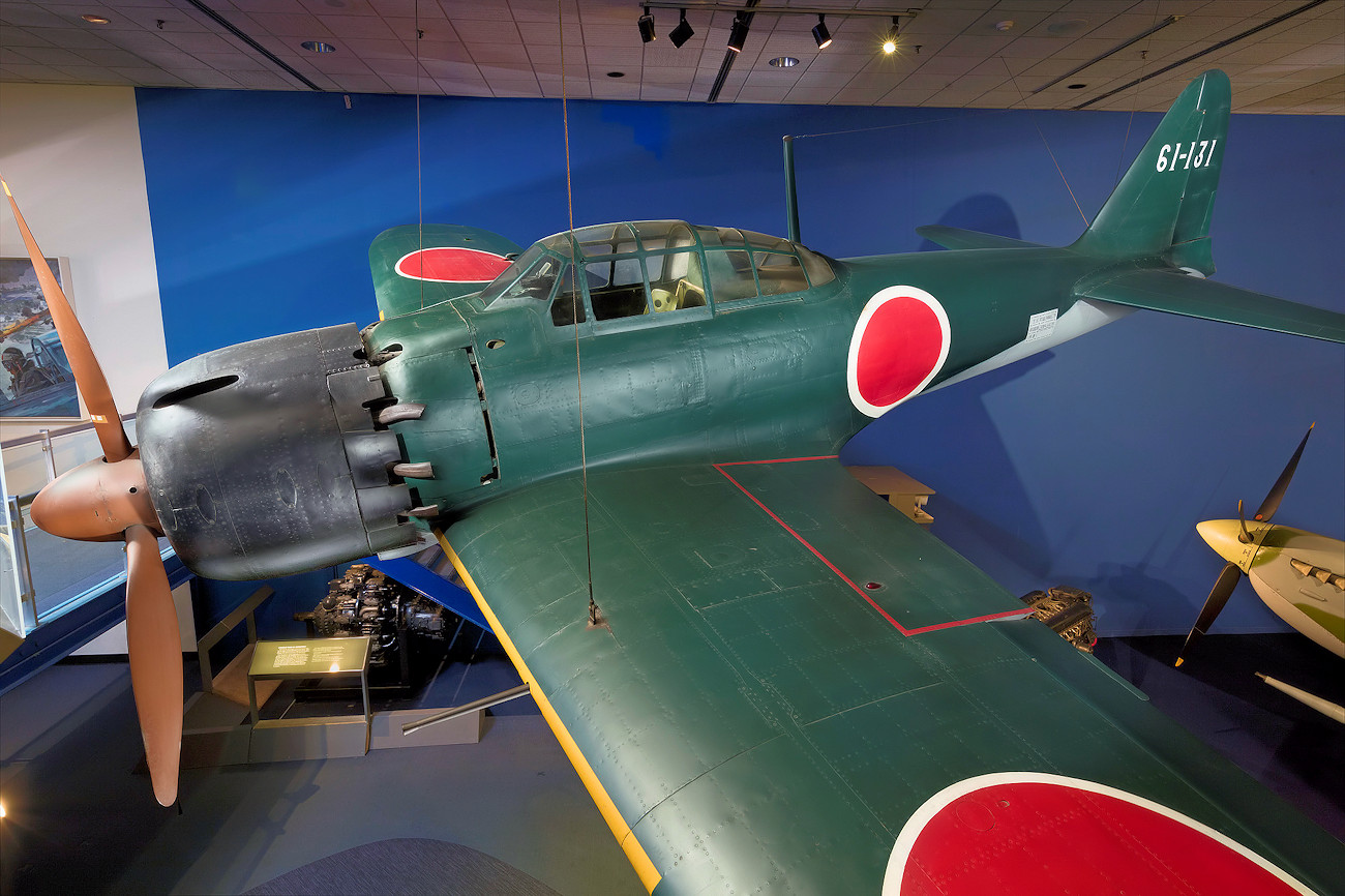 Mitsubishi A6M Zero - trägergestütztes Jagdflugzeug der Japaner im Zweiten Weltkrieg