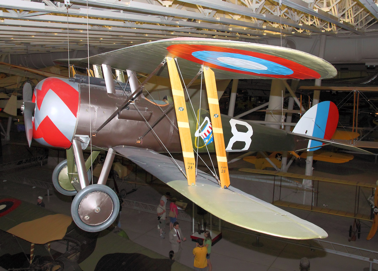 Nieuport 28 C1 - französischer Doppeldecker im Ersten Weltkrieg