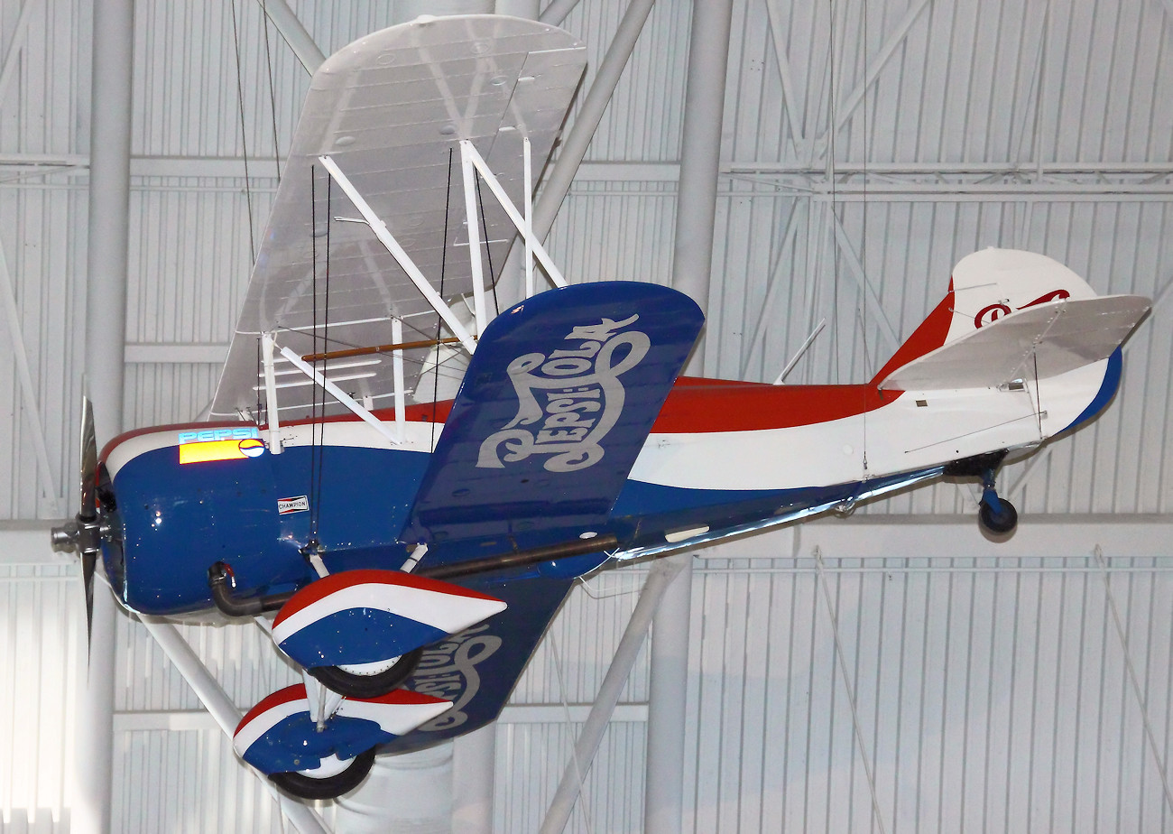 Travel Air D4D Pepsi Skywriter - Das Flugzeug flog auf Air Shows Werbung für Pepsi Cola