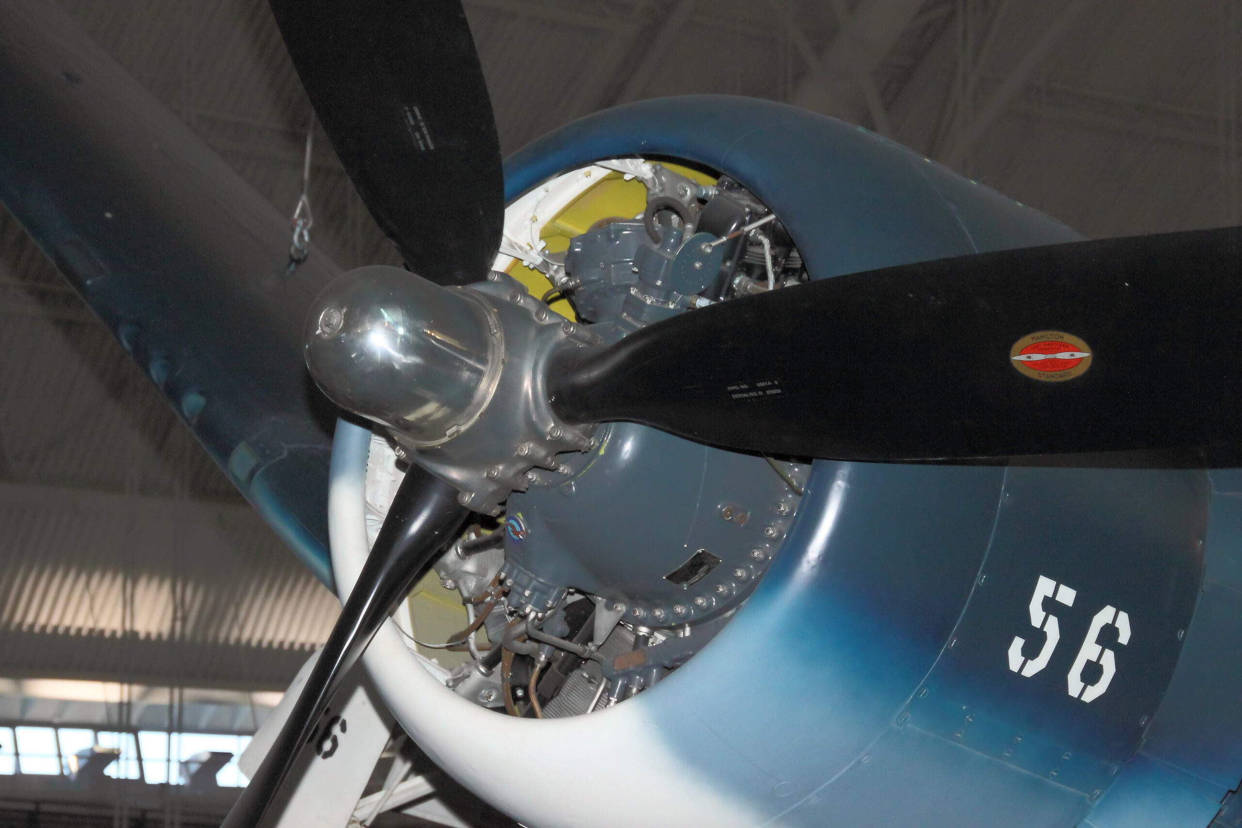 Vought F4U-1D Corsair - Sternmotor Pratt & Whitney R-2800