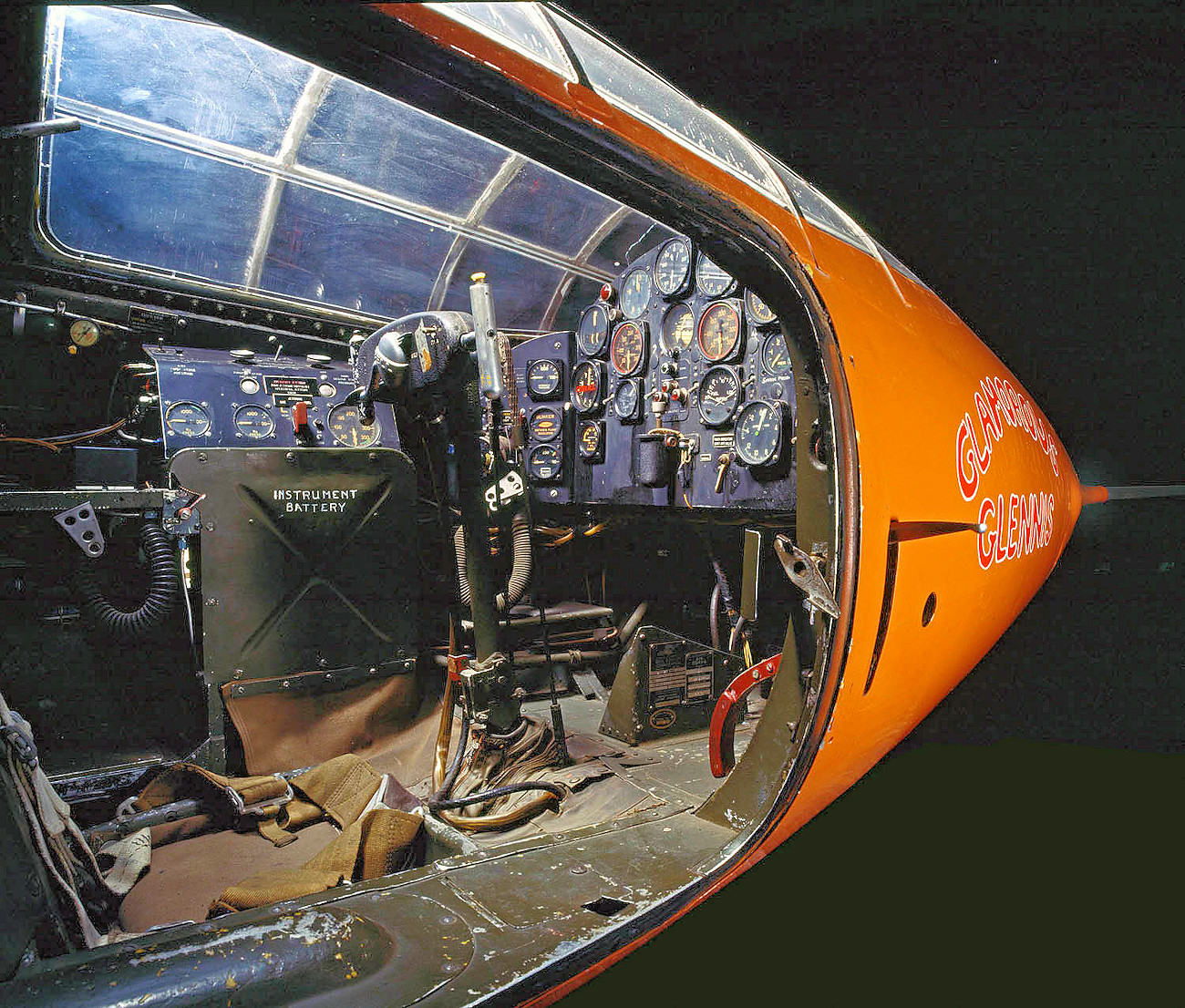 Bell X-1 Glamorous Glennis - Cockpit