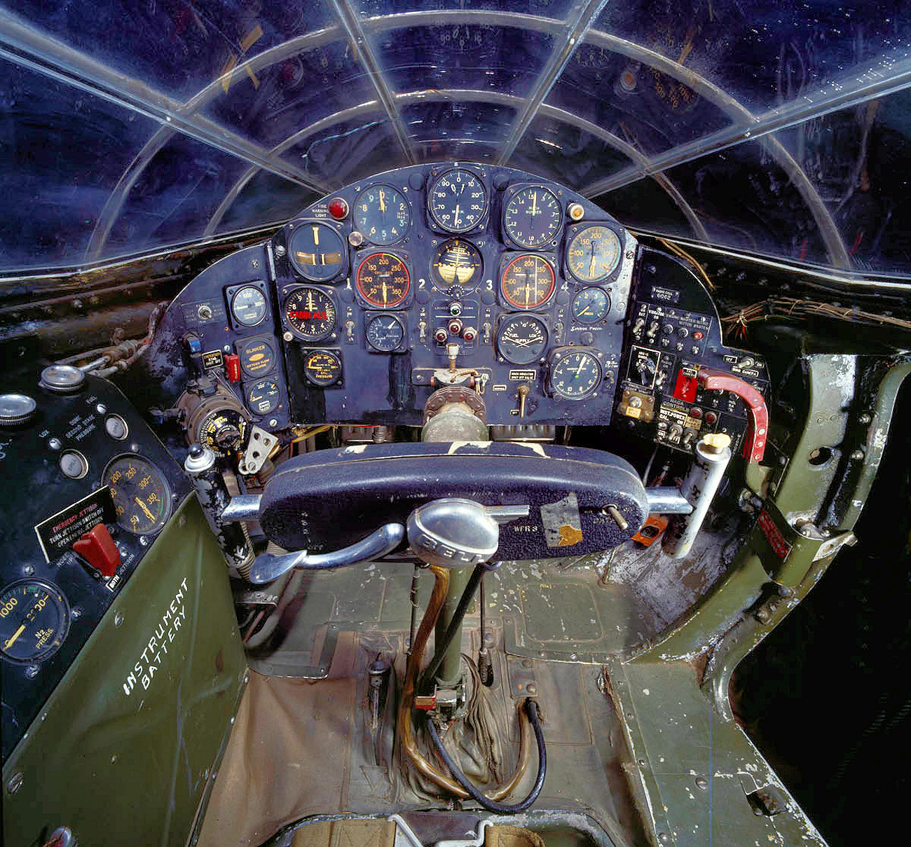 Bell X-1 Glamorous Glennis Cockpitansicht