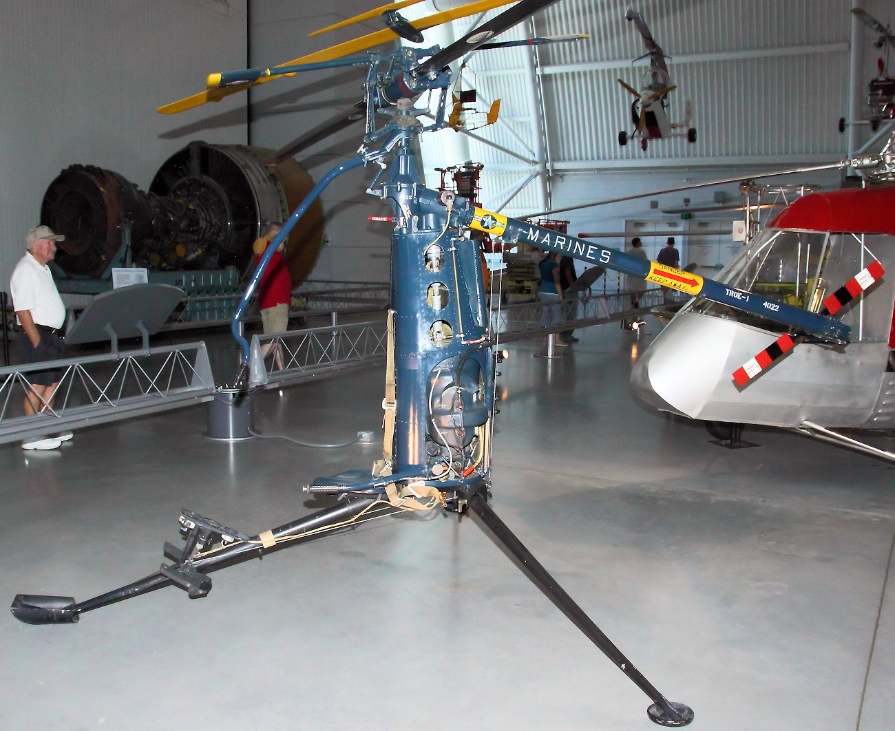 Hiller YROE-1 Rotorcycle - Nicht-Pilot konnten den Klapp-Hubschrauber in nur 8 Unterrichtsstunden fliegen