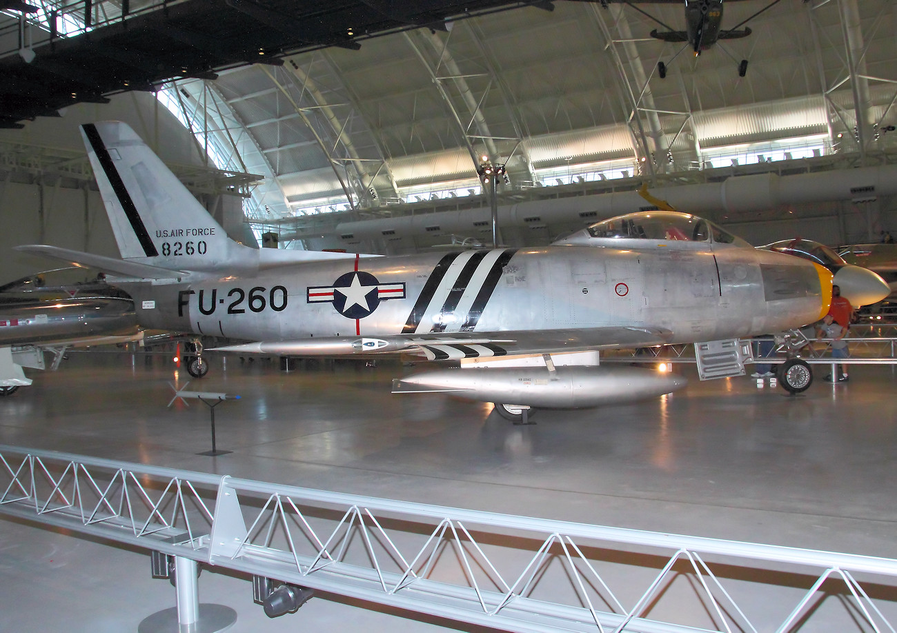 North American F-86A Sabre - Das erste Serienmuster dieses Jagdflugzeugs mit Pfeilflügel