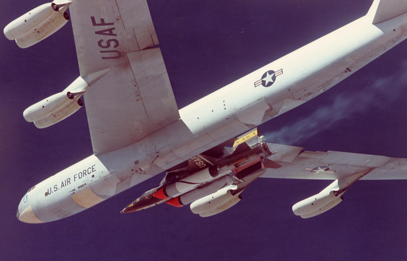 North American X-15A-2 - Flugansicht