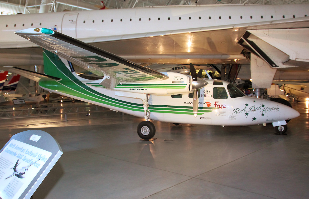 Rockwell Shrike Commander 500S - Geschäfts- und Reiseflugzeug in von 1968-1979