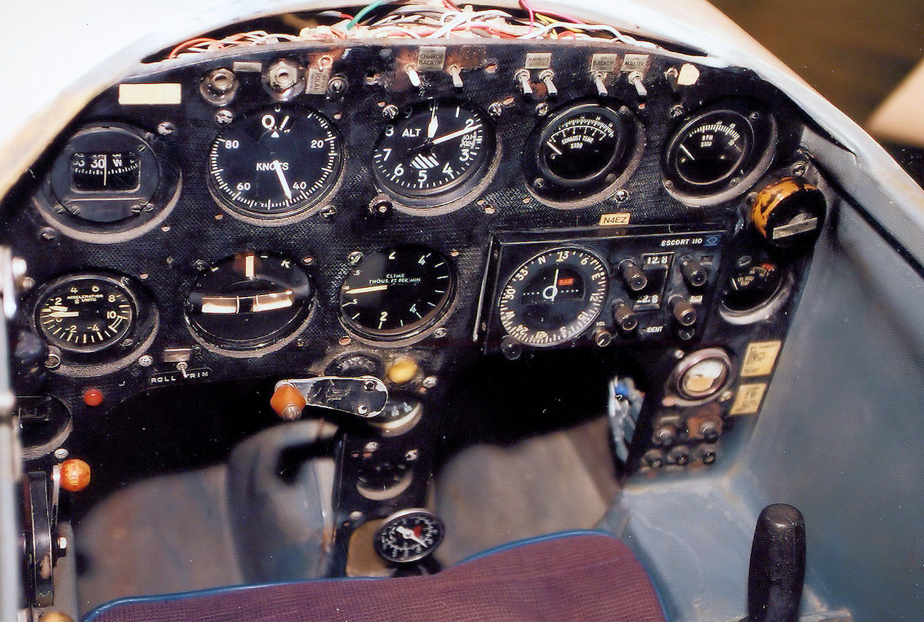 Rutan VariEze - Cockpit