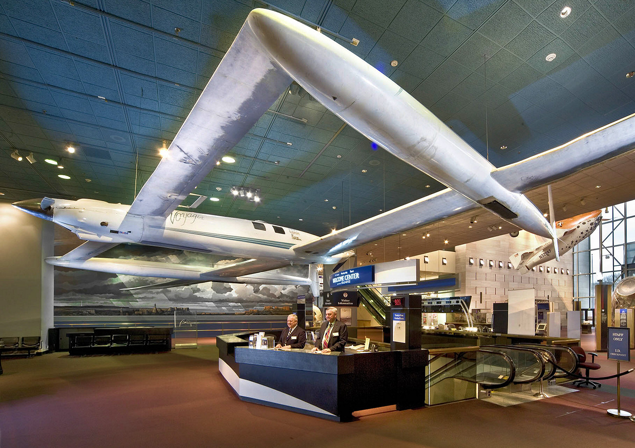 Rutan Voyager - Scaled Composites - erste Nonstop-Weltumrundung ohne Auftanken und Zwischenlanden