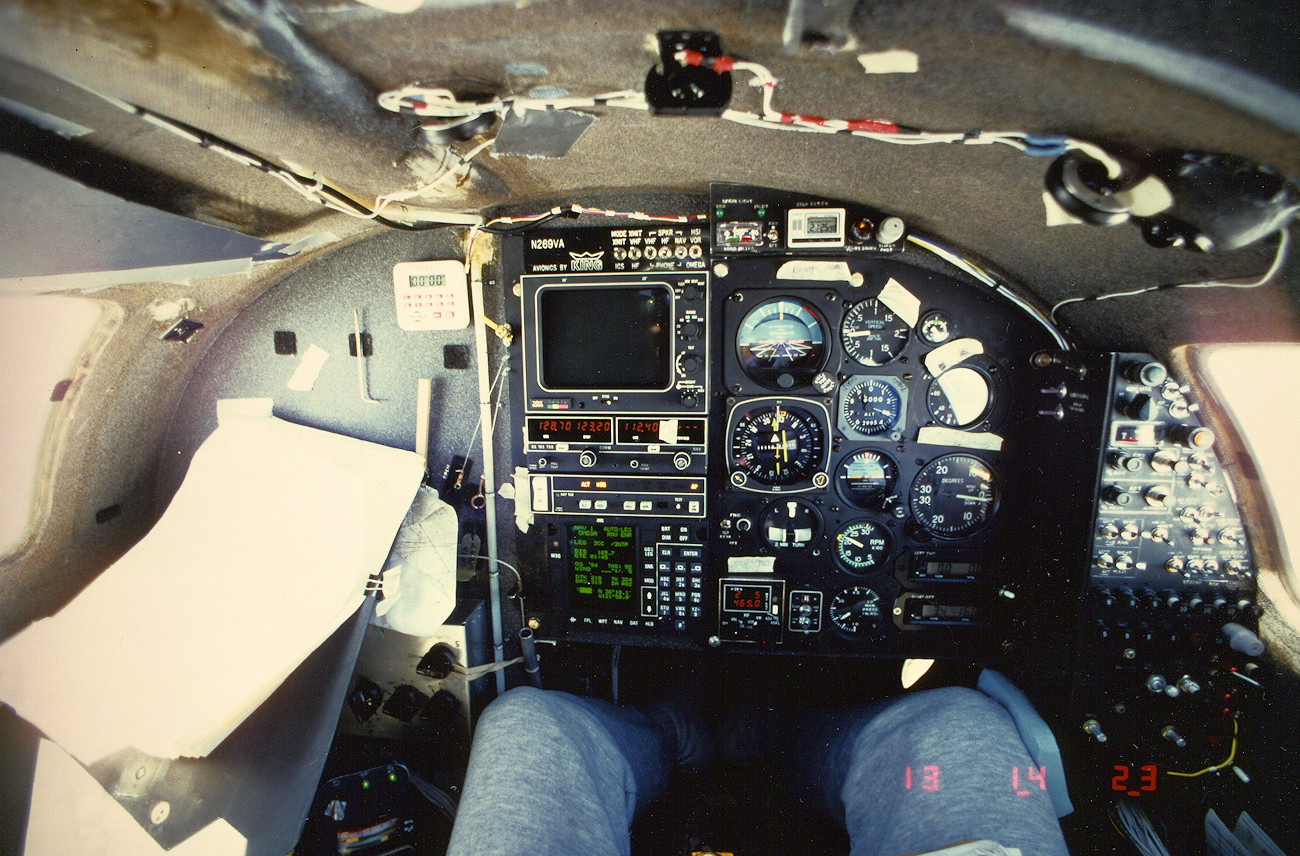 Rutan Voyager - Scaled Composites - Cockpit