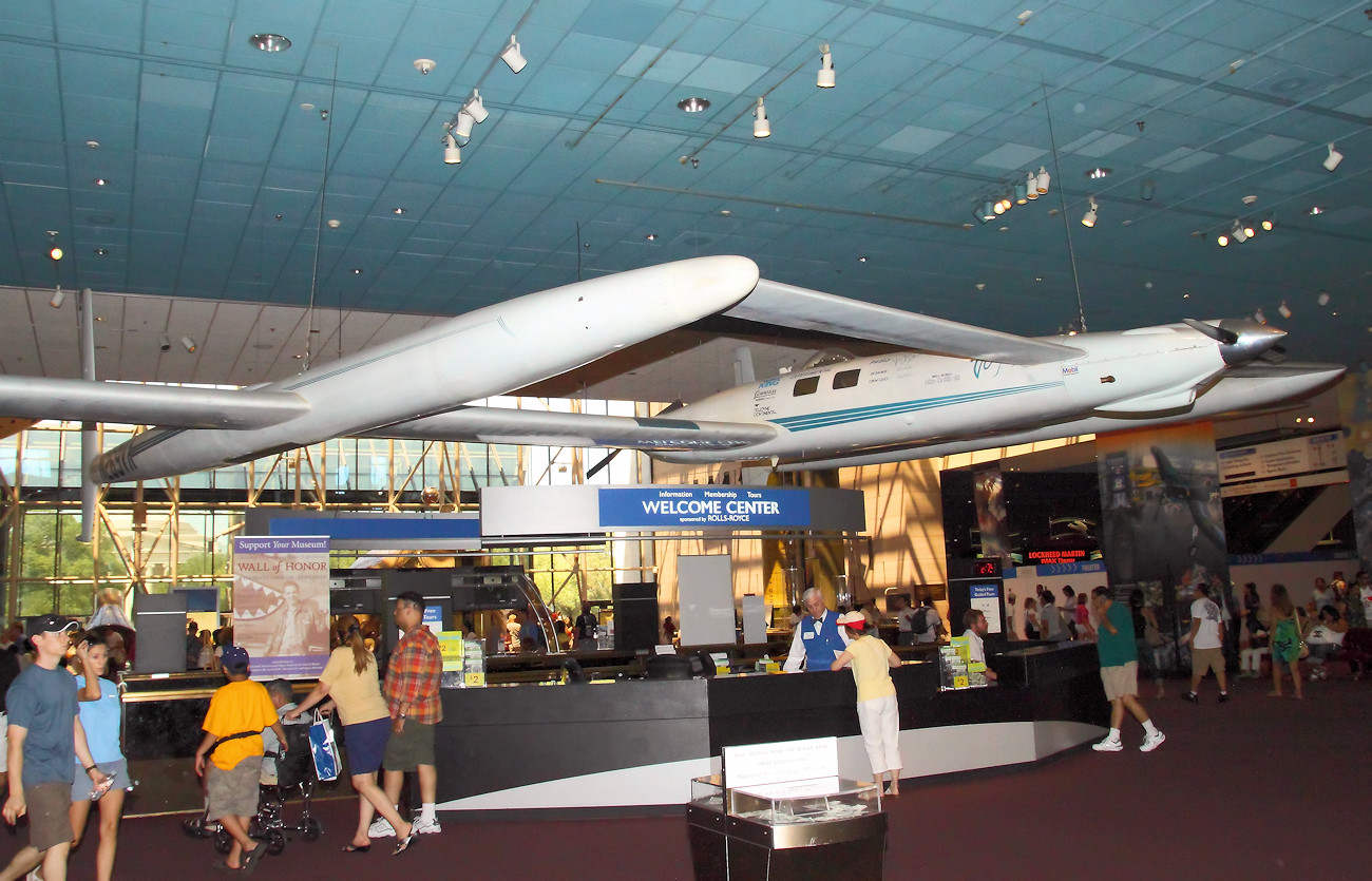 Rutan Voyager - Scaled Composites - erste Nonstop-Weltumrundung