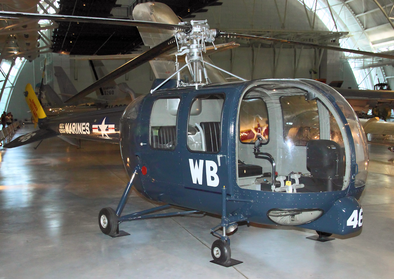 Sikorsky HO5S-1 - Militärversion der Sikorsky S-52 für die Marine Corps der USA