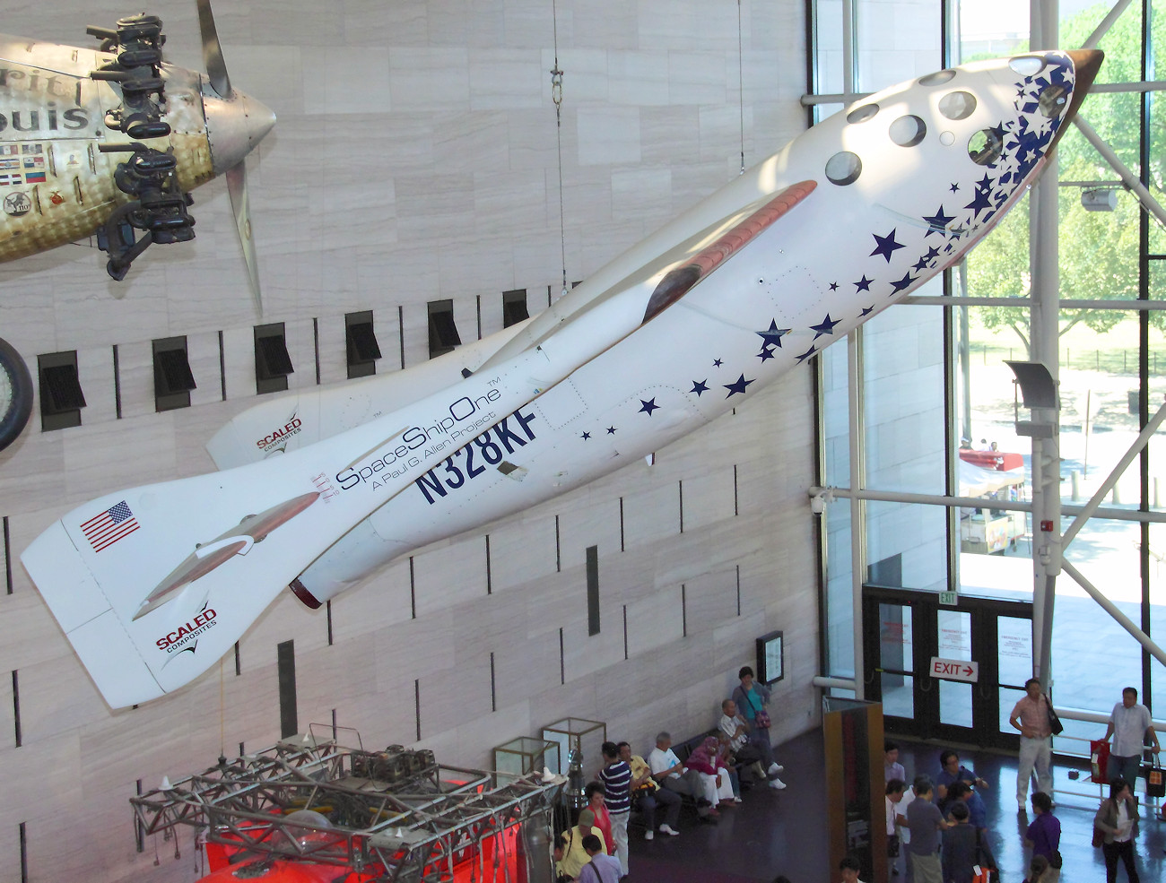 Space Ship One - Experimentalflugzeug des Luft- und Raumfahrtingenieur Burt Rutan