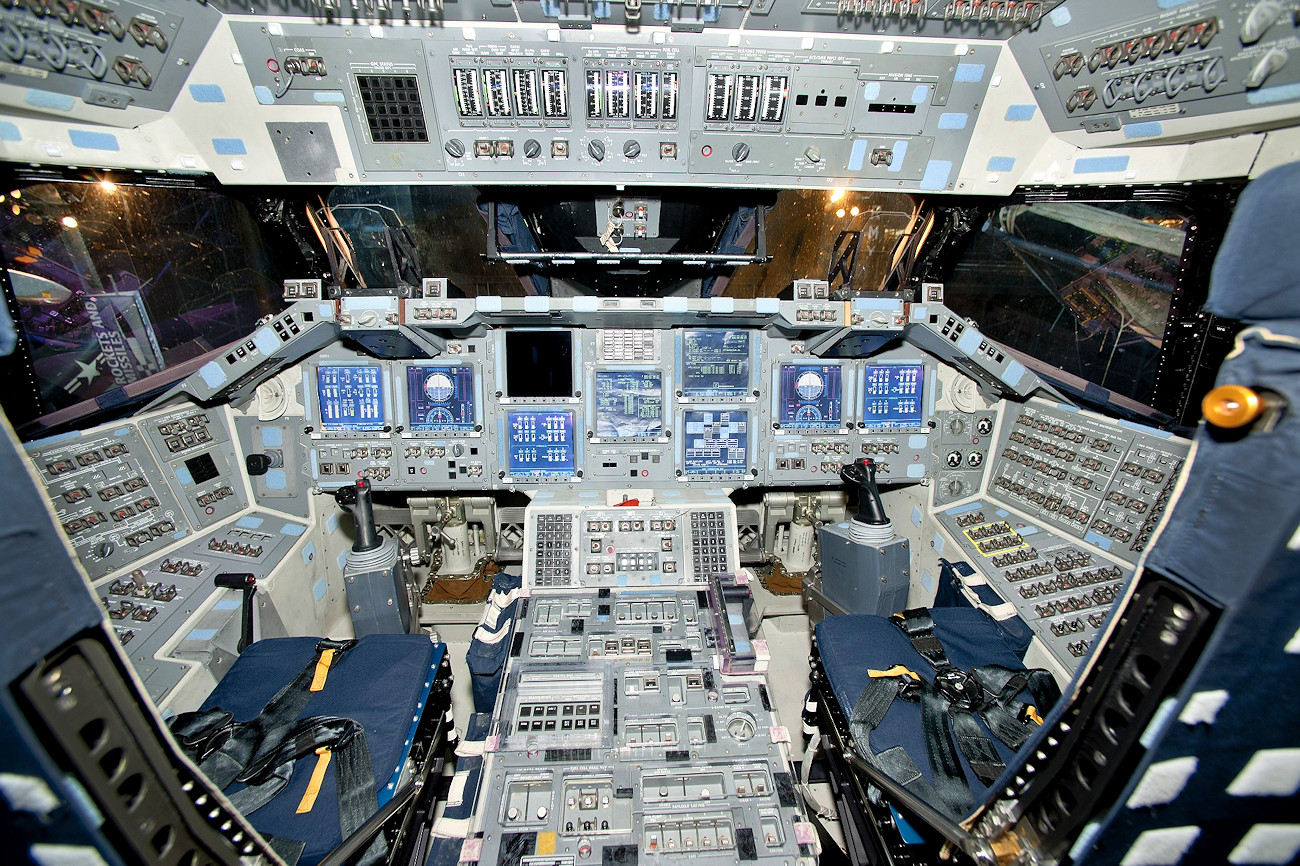 Space Shuttle Discovery - Cockpit