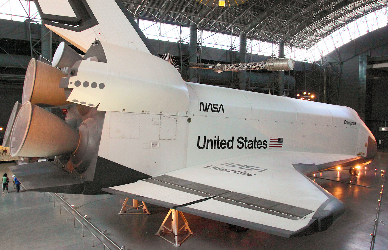 Space Shuttle Enterprise - Prototyp der Raumfähre des Space-Shuttle-Programms der NASA