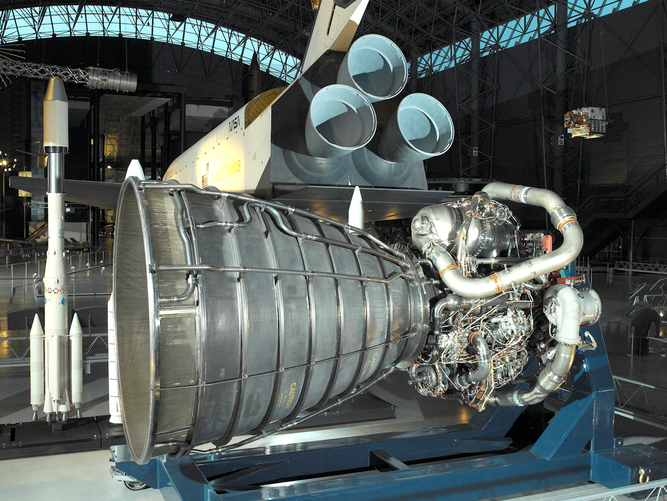 Space Shuttle Main Engine der Raumfähre der NASA