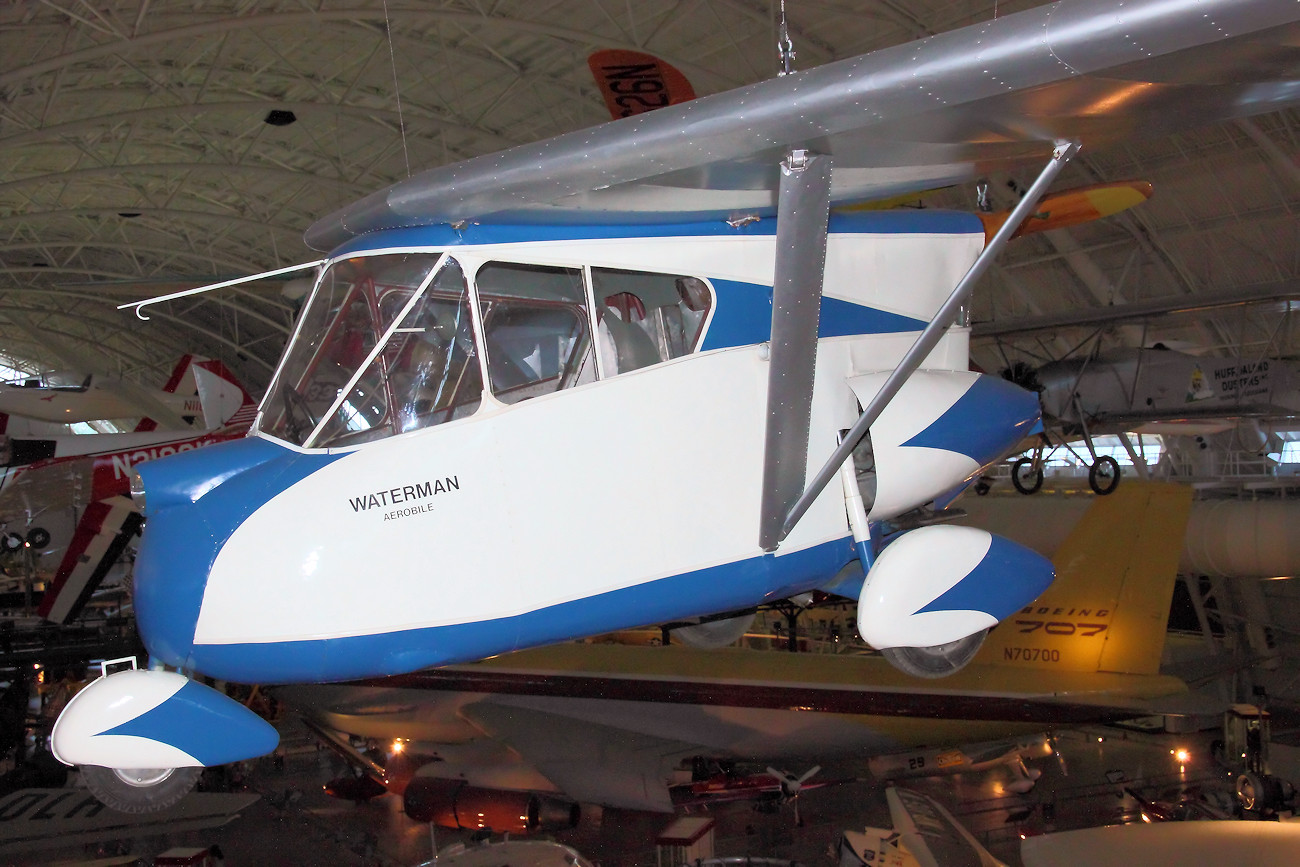 Waterman Aerobile - mit Schubpropeller