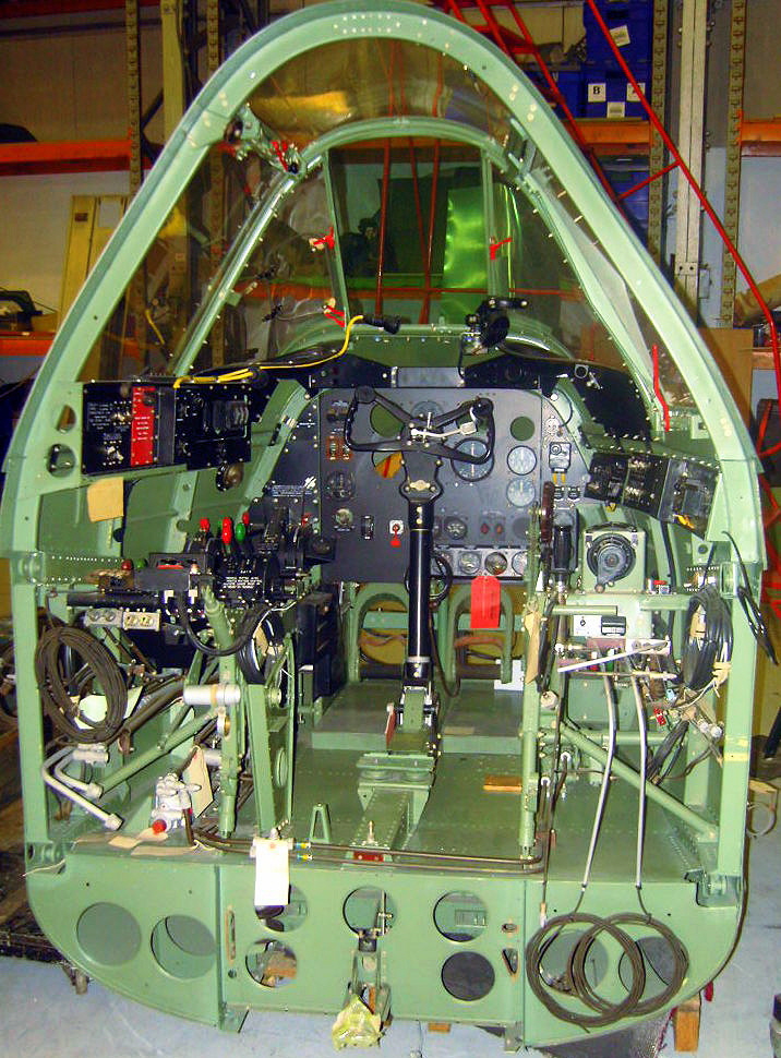 Bristol Beaufighter Cockpitansicht