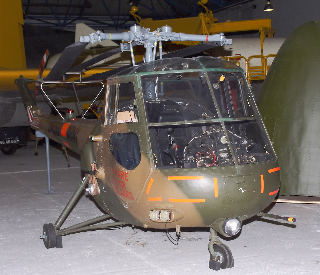 Saunders Roe Skeeter AOP Mk.12 - einer der ersten doppelsitzigen Hubschrauber