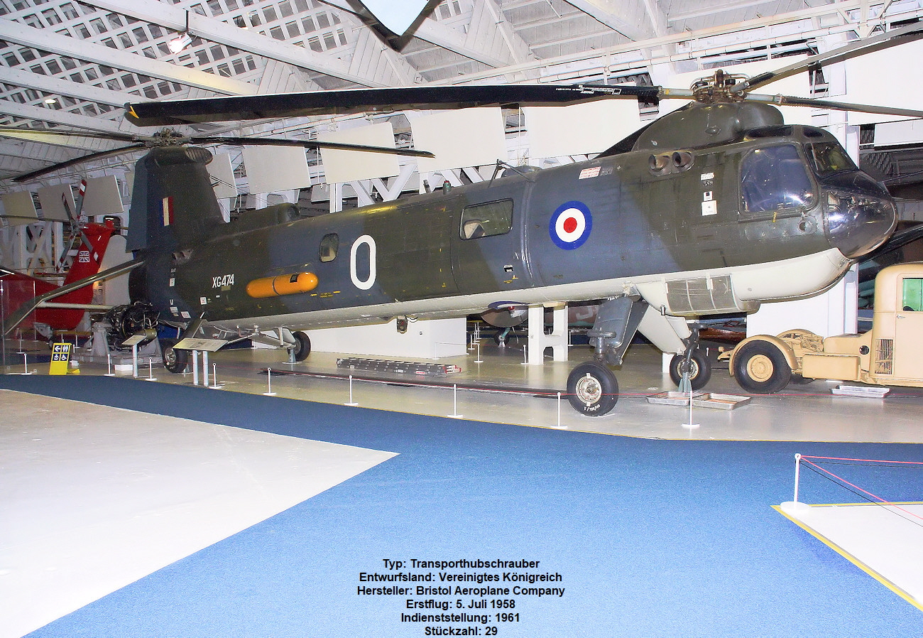 Westland Belvedere HC1 - Der erste Hubschrauber mit Tandem-Rotor aus britischer Produktion