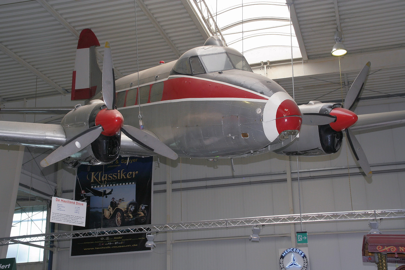 De Havilland D.H. 104 Dove Transportflugzeug für Kurzstrecken